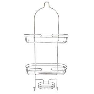 Hanging Rack Bathroom Shower Caddy, Chrome