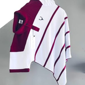 Stripe Polo Shirt - GSM: 170 (+-10) White