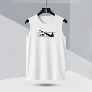 Stylish Mash Tank Top-nike white