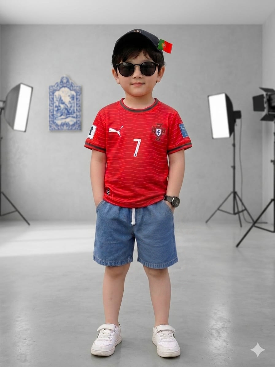Kids Jersey FIFA World Cup 2026-Portugal
