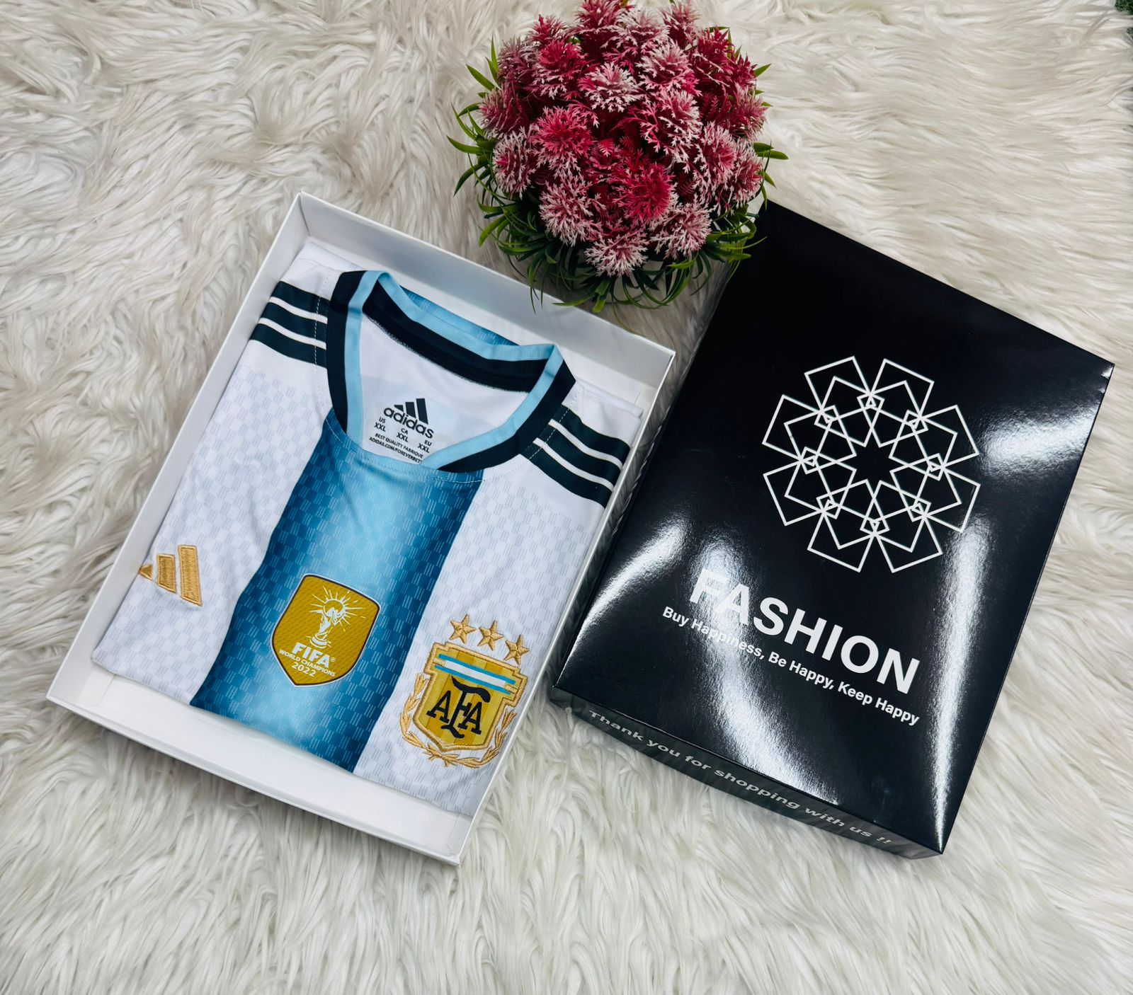 World Cup Embroidery Jersey for Adult- Argentina