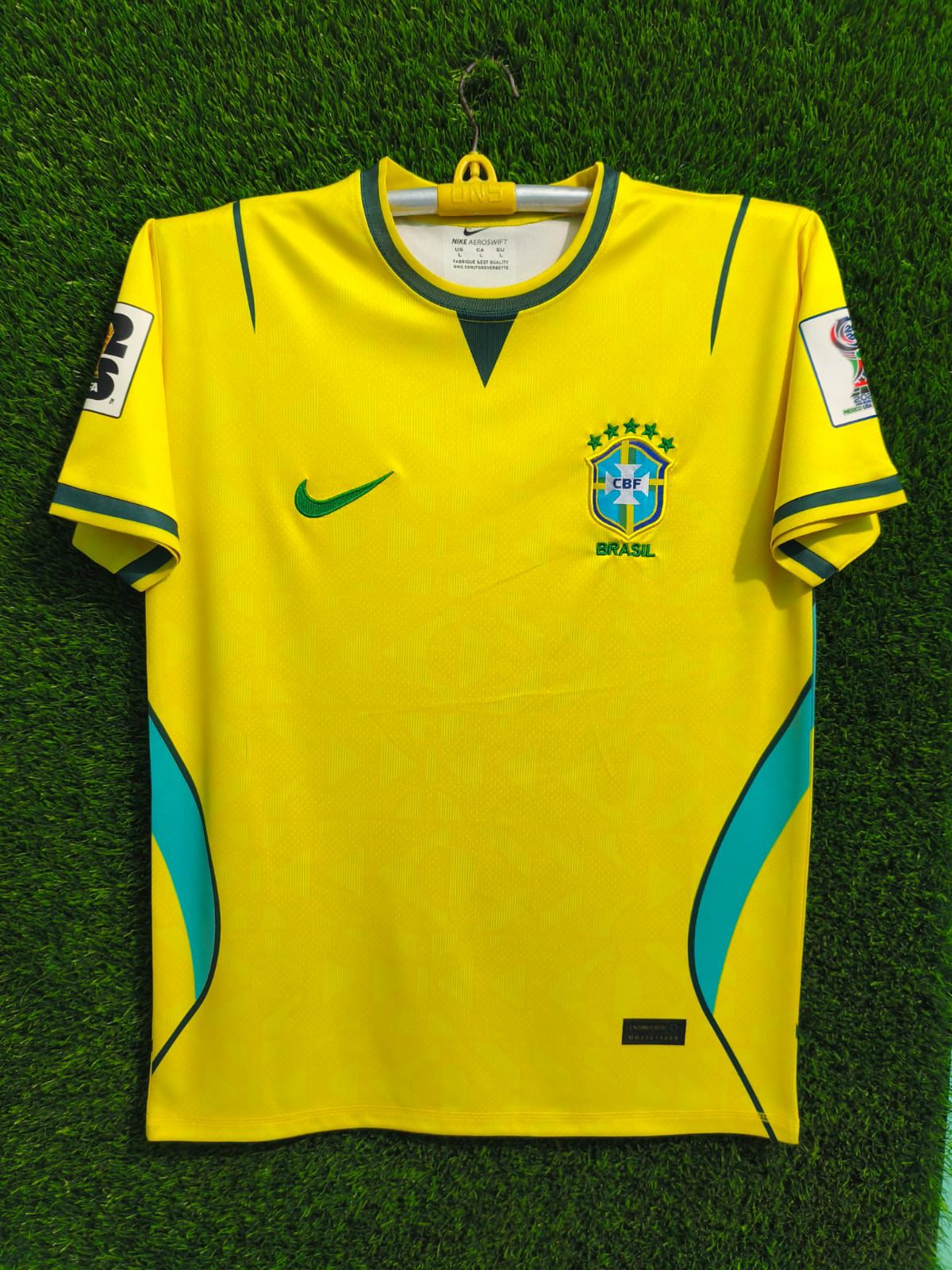 World Cup Embroidery Jersey for Adult- Brazil - Image 2